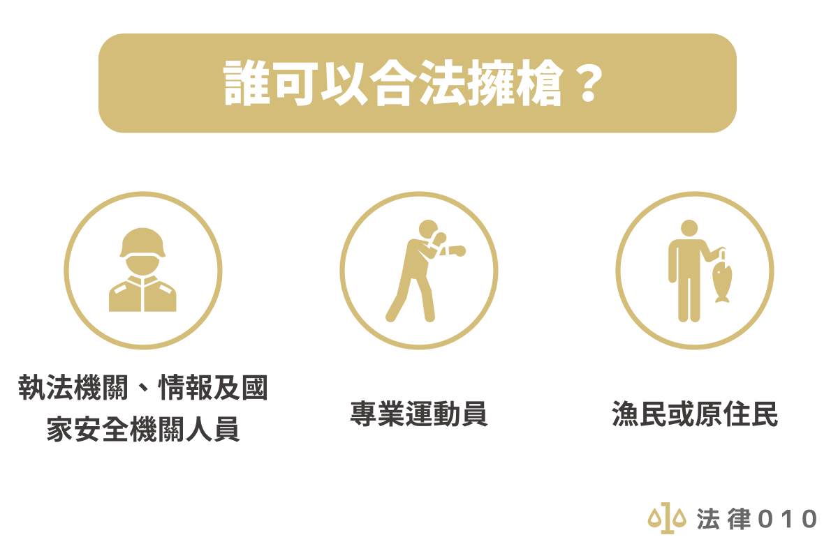 誰可以合法持有槍枝？